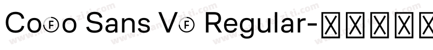 CoFo Sans VF Regular字体转换